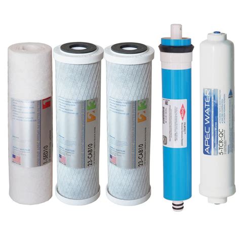 Includes (1) sediment and (2) carbon block <strong>filters</strong> to protect and extend the life of the RO system ;. . Apec water replacement filters